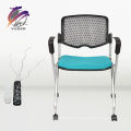 Nueva vanguardista con estilo de espalda malla ergonómica oficina giratoria silla con apoyo lumbar